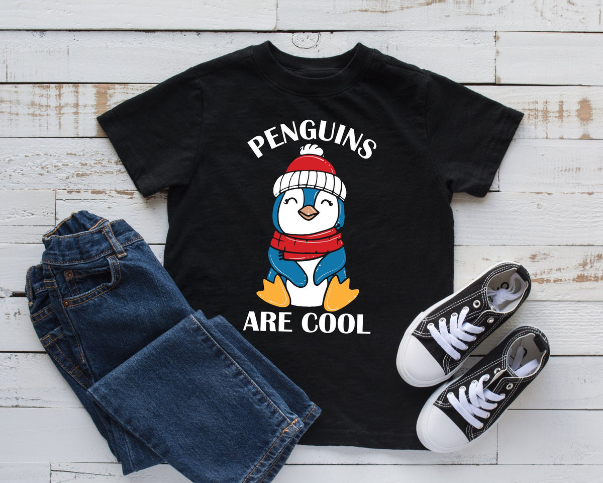 Penguins Are Cool TShirt Cute Penguin Kids Hoodie Toddler Tee Zoo Tank Top Hoodie Sweatshirt Long Sleeve Kids Tee Apparel Gift Hoodie – Aesthetic Look · Top Pick For Any Outfit