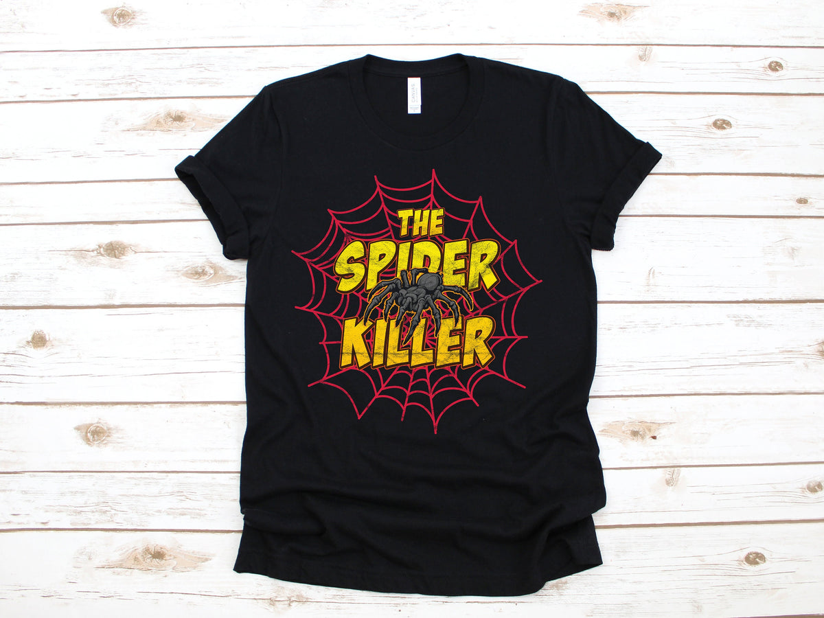Spider Killer TShirt Funny Killing Spiders Tank Top Hoodie Sweatshirt Long Sleeve Kids Tee Apparel Gift Hoodie – Easygoing Wear · Great Gift For Fans