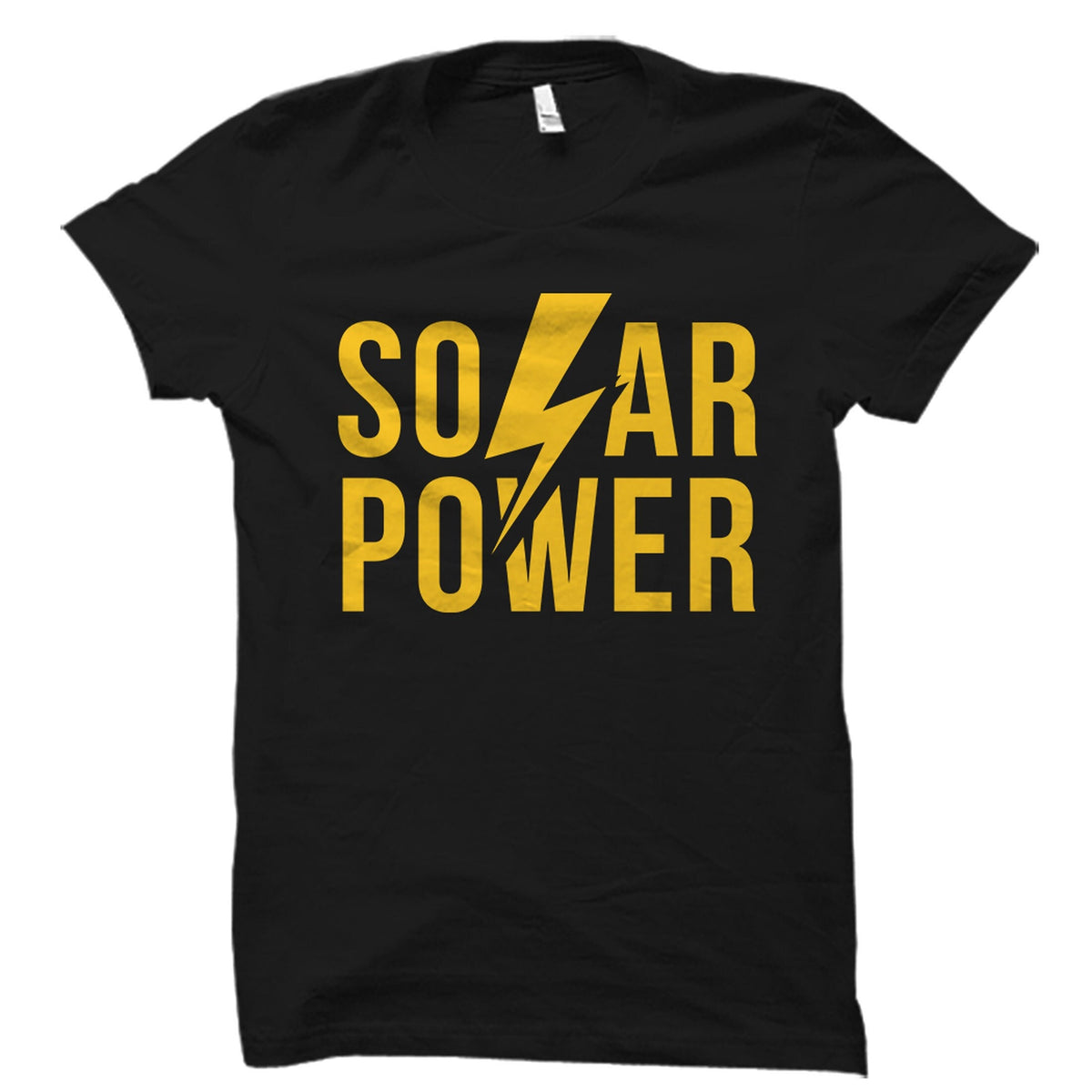 Solar Power Shirt Electric Power Shirt Solar Shirt Solar Power Gift Electricity Gift Electricity Shirt OS4431 Graphic Tee – Soft Feel · Trending Graphic Apparel