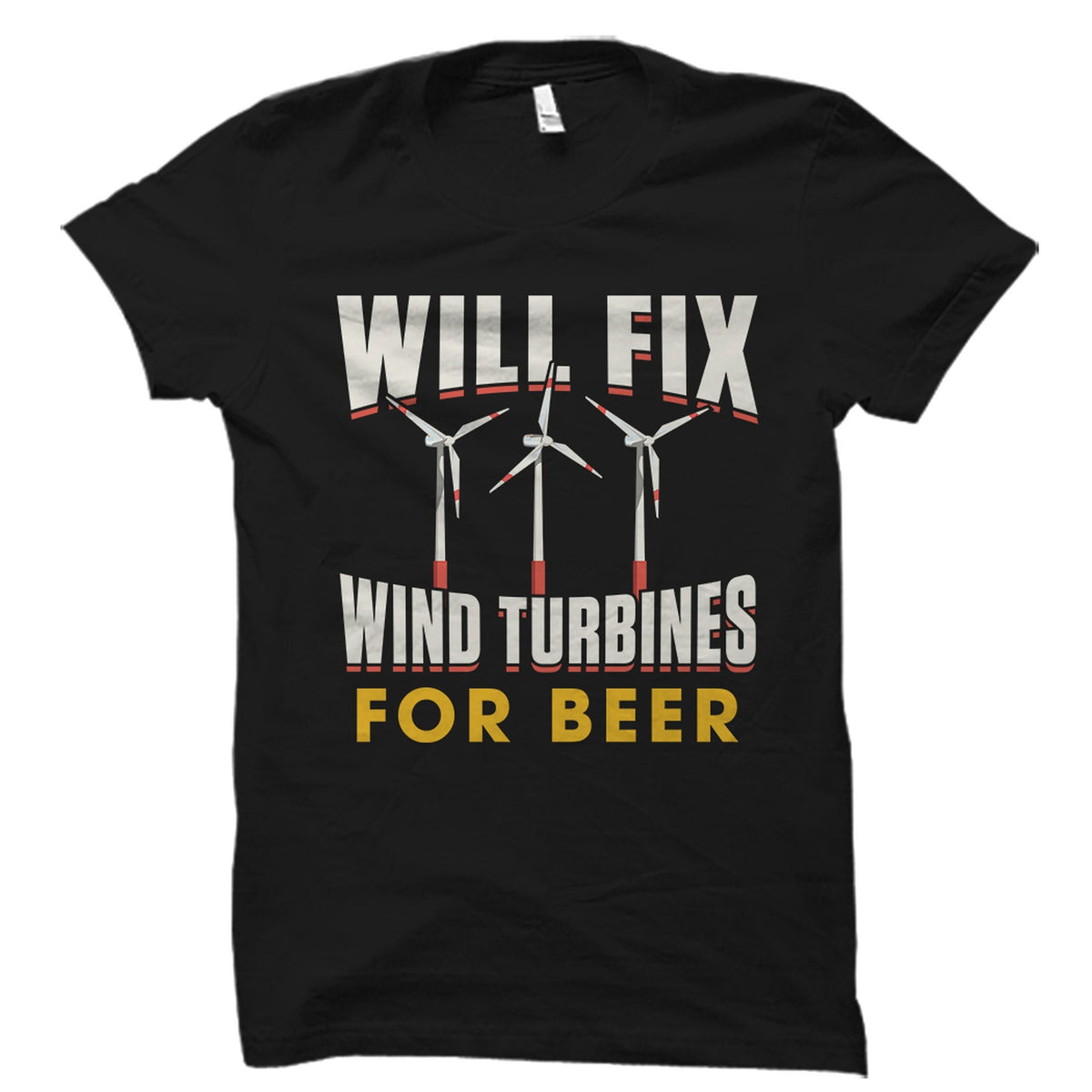 Wind Turbine Shirt Wind Power Shirt Windmill Shirt Wind Turbine Gift Wind Power Gift Windmill Gift Wind Energy Shirt OS4025 Graphic Tee – Warm & Stylish · Perfect For Daily Wear