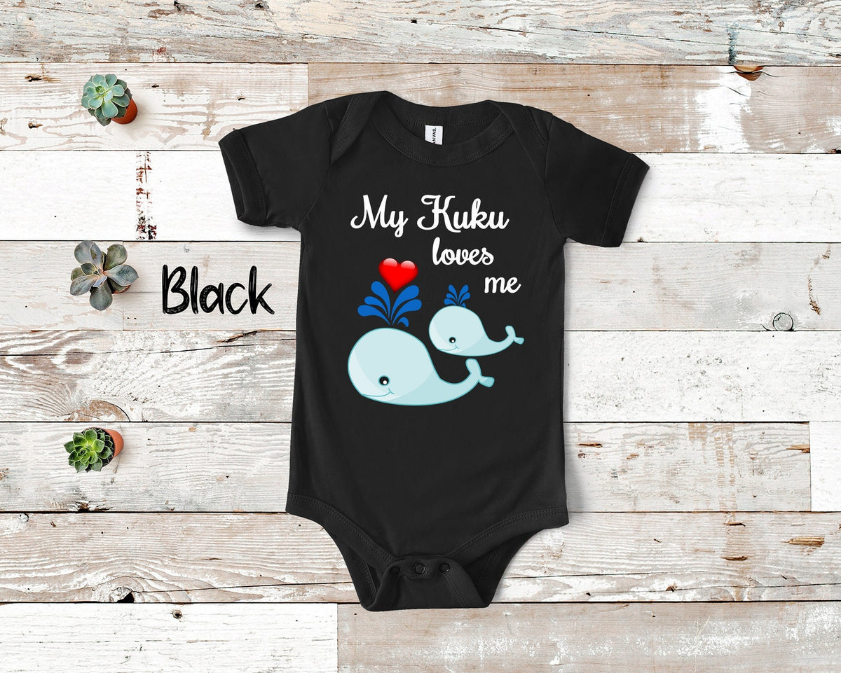 Kuku Loves Me Cute Whale Baby Bodysuit Tshirt or Toddler Shirt Hawaii Hawaiian Grandmother Gift or Pregnancy Reveal Announcement Graphic Tee – Soft Feel · Trending Graphic Apparel