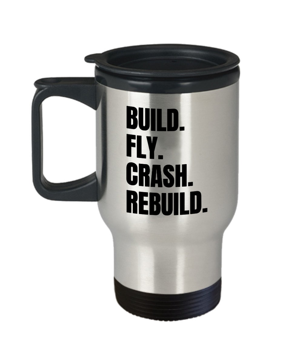 RC Planes Gift RC Aircraft Travel Mug RC Plane Pilot Present Radio Controlled Aircraft Build Fly Crash Rebuild Graphic Tee – Premium Graphic · Perfect For Daily Wear