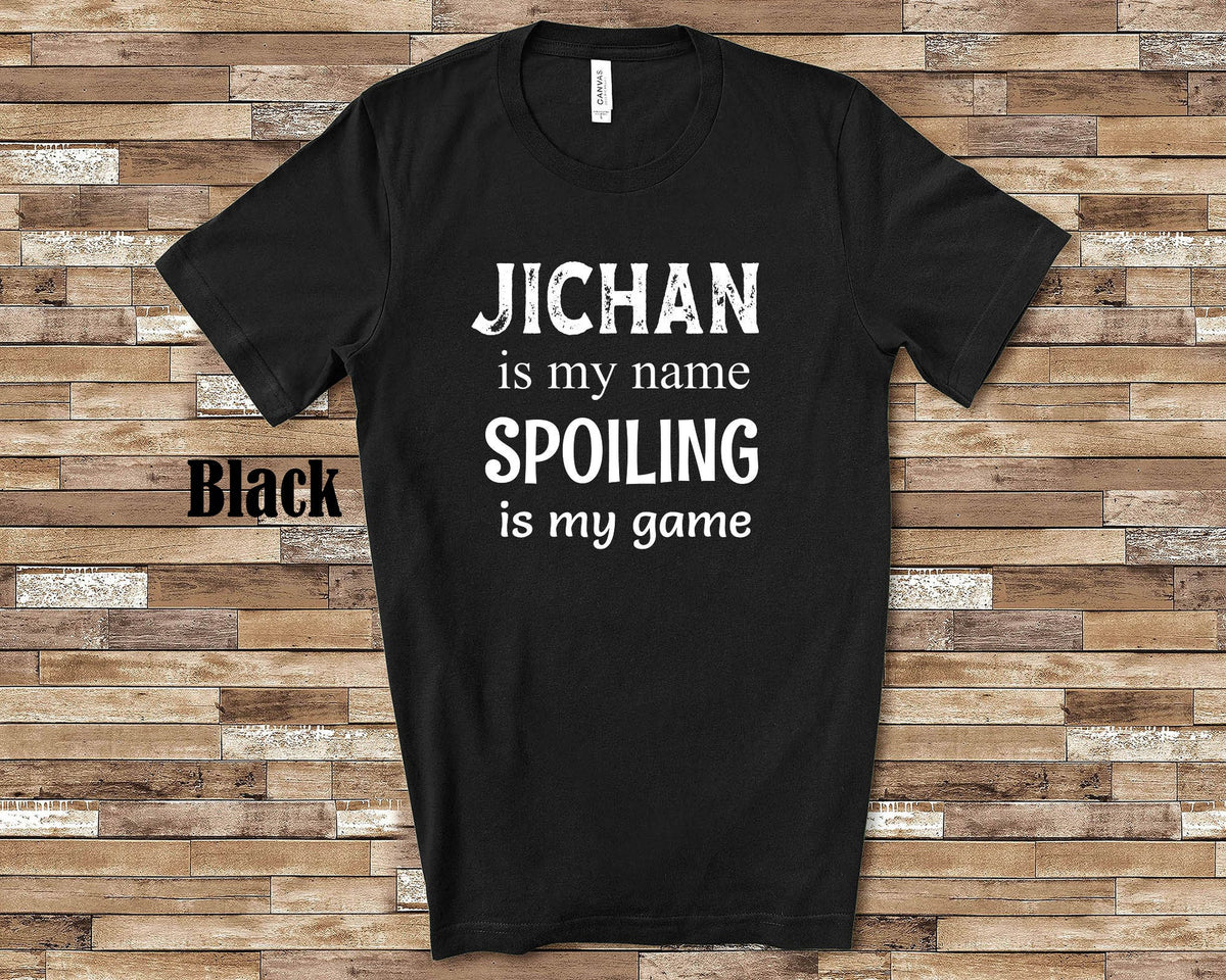 Jichan Is My Name Spoiling Is My Game Funny Shirt Unique Birthday Christmas or Father39s Day Gift for Japan Japanese Grandfather Grandpa Graphic Tee – Everyday Comfort · Trending Graphic Apparel