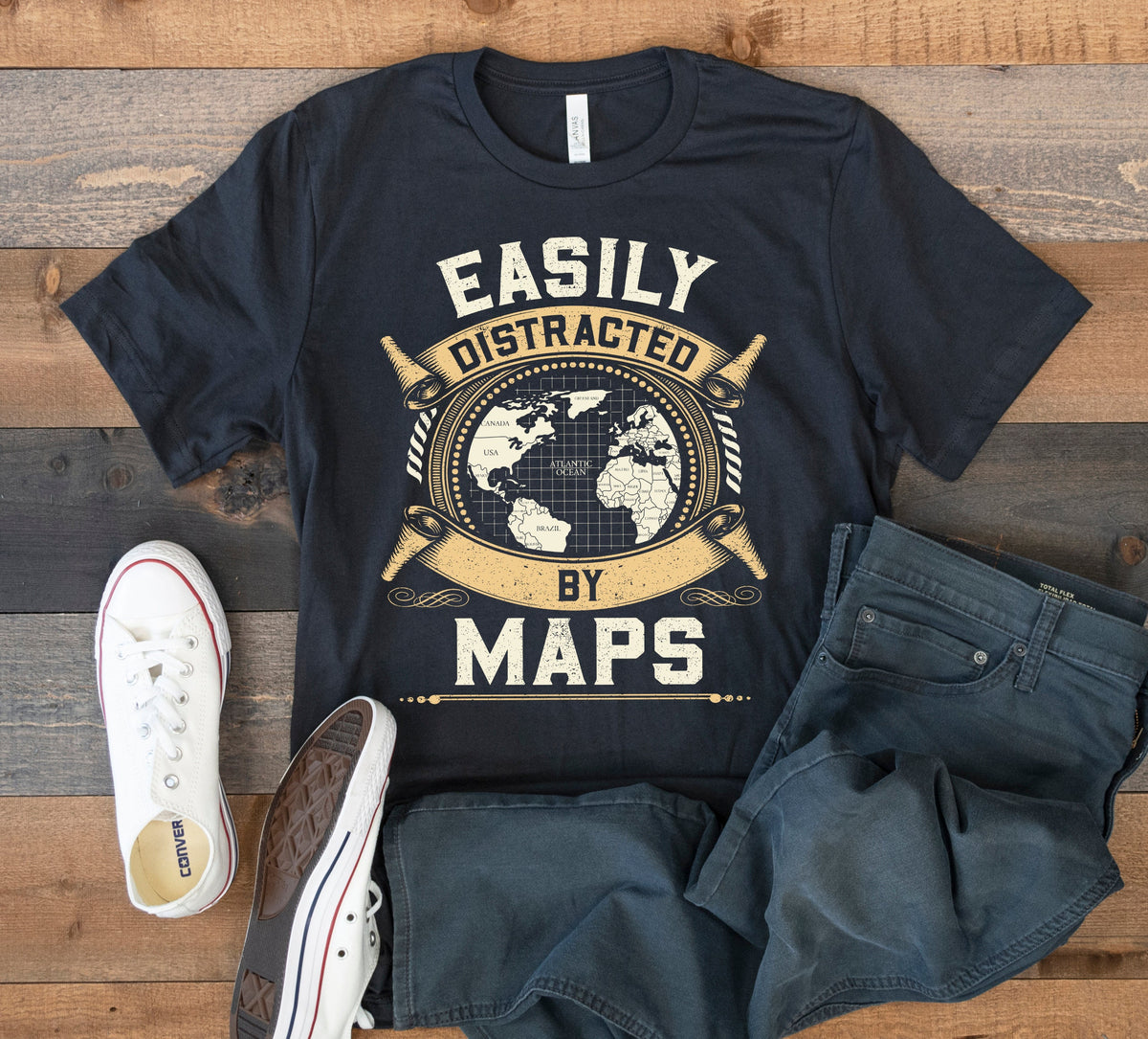 Cartographer TShirt Distracted By Maps Cartography Geography Funny Geographer Tank Top Hoodie Sweatshirt Long Sleeve Kids Tee Hoodie – Easygoing Wear · High-Quality Print