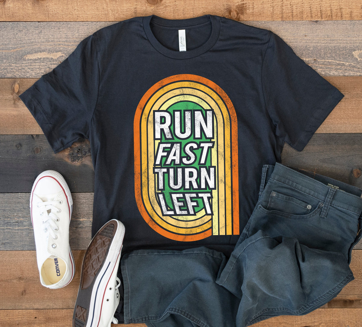 Track Runner TShirt Funny Track and Field Run Fast Turn Left Tank Top Hoodie Sweatshirt Long Sleeve Kids Tee Apparel Gift Hoodie – Premium Graphic · Great Gift For Fans