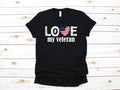 Love My Veteran TShirt War Veteran Wife Tee Tank Top Hoodie Sweatshirt Long Sleeve Kids Tee Apparel Gift Hoodie – Easygoing Wear · Trending Graphic Apparel