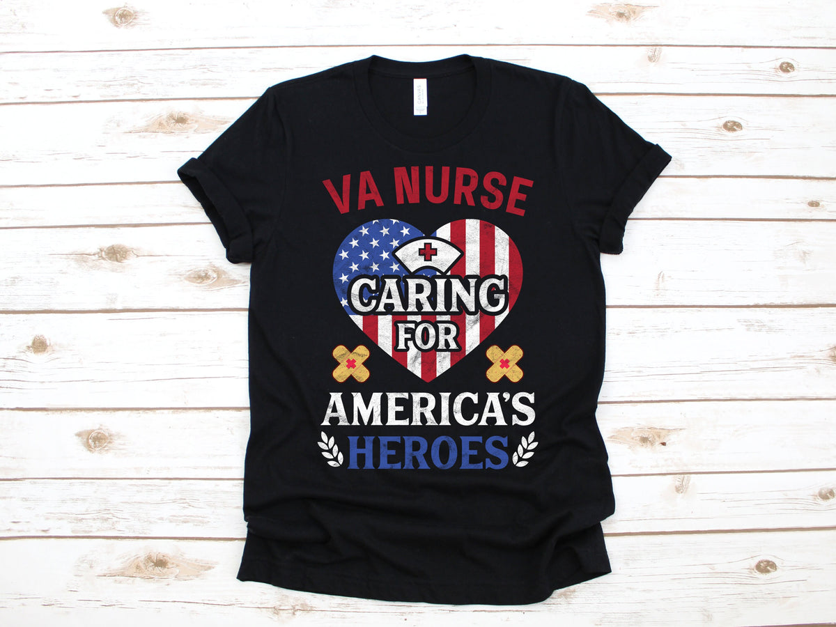 VA Nurse TShirt VA Nurses Tee Veterans Affairs Nurse Tank Top Hoodie Sweatshirt Long Sleeve Hoodie – Aesthetic Look · Trending Graphic Apparel