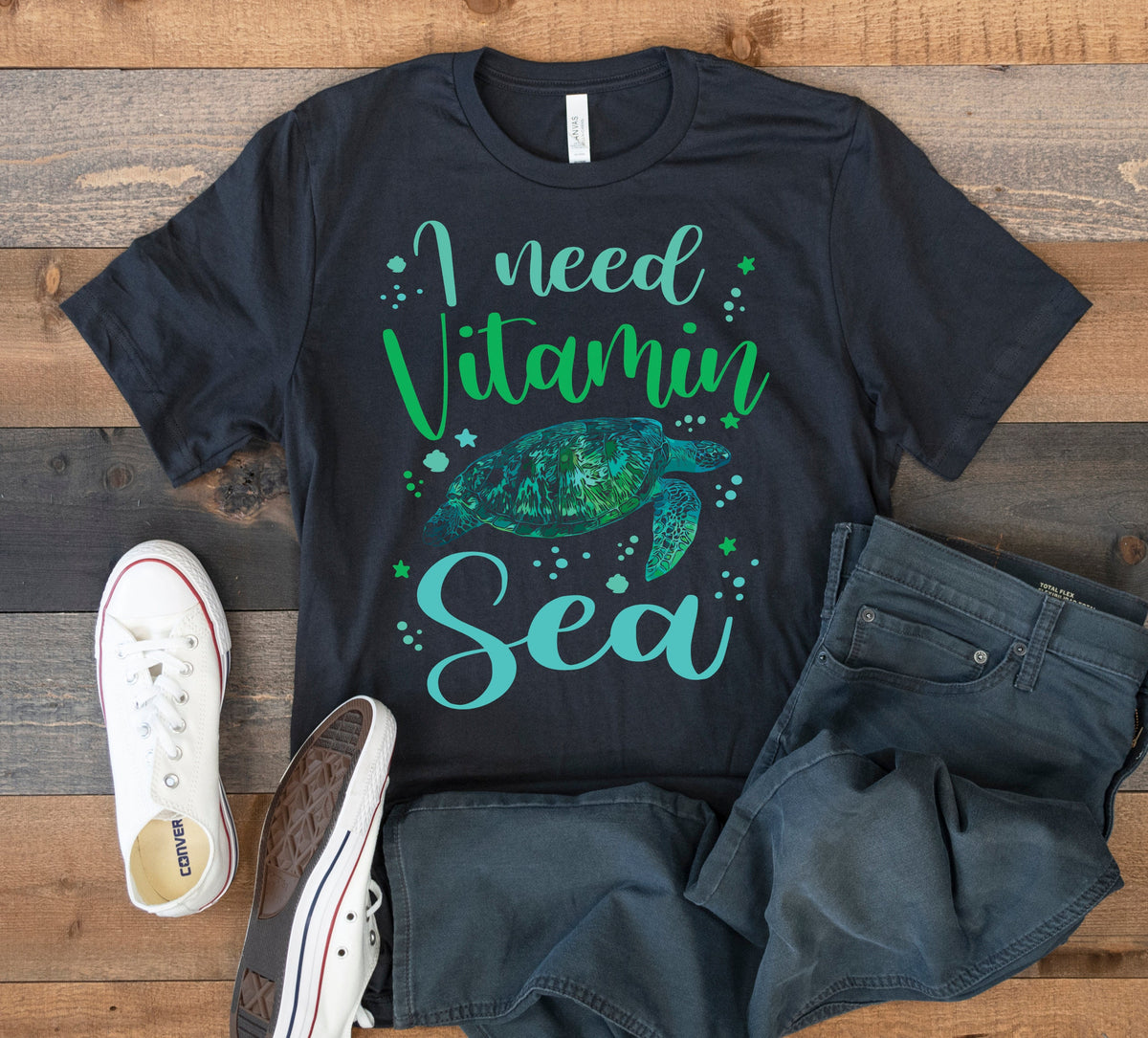 I Need Vitamin Sea TShirt Cute Turtle Beach Ocean Tank Top Hoodie Sweatshirt Long Sleeve Kids Tee Apparel Gift Hoodie – Fan Favorite · Must-Have Style