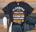 Funny Plumbers TShirt Plumber Tee High School Diploma Tank Top Hoodie Sweatshirt Long Sleeve Kids Tee Apparel Gift Hoodie – Feel-Good Design · Trending Graphic Apparel