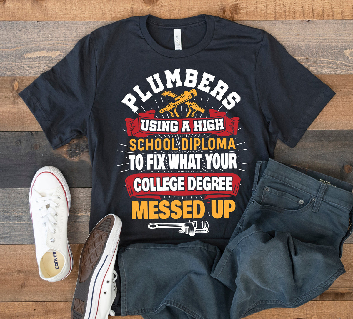 Funny Plumbers TShirt Plumber Tee High School Diploma Tank Top Hoodie Sweatshirt Long Sleeve Kids Tee Apparel Gift Hoodie – Feel-Good Design · Trending Graphic Apparel
