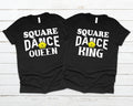 Square Dance King Queen TShirt Matching Square Dancing Tees Square Dancers Tank Top Hoodie Sweatshirt Long Sleeve Kids Tee Hoodie – Easygoing Wear · Must-Have Style