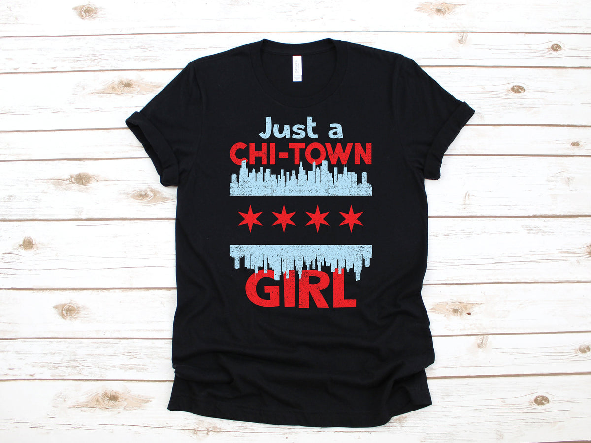 Just A ChiTown Girl TShirt Chicago Girl Tee Kids Hoodie Toddler Tee Tank Top Hoodie Sweatshirt Long Sleeve Kids Tee Apparel Gift Hoodie – Cozy Vibes · Great Gift For Fans