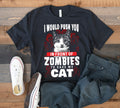 Zombie Cat TShirt Funny Cat Tee Kitten Zombies Kids Hoodie Tank Top Hoodie Sweatshirt Long Sleeve Kids Tee Apparel Gift Hoodie – Easygoing Wear · Great Gift For Fans