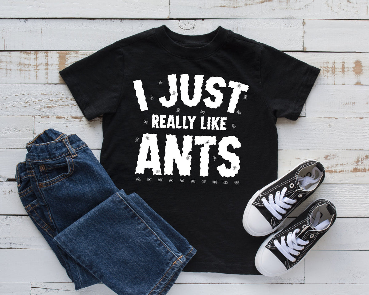 I Just Really Like Ants TShirt Funny Ant Tank Top Bug Insects Hoodie Sweatshirt Long Sleeve Kids Tee Apparel Gift Hoodie – Aesthetic Look · High-Quality Print