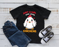 Girl Who Likes Chickens TShirt Chicken Girl Tee Tank Top Hoodie Sweatshirt Long Sleeve Kids Tee Apparel Gift Hoodie – Premium Graphic · High-Quality Print