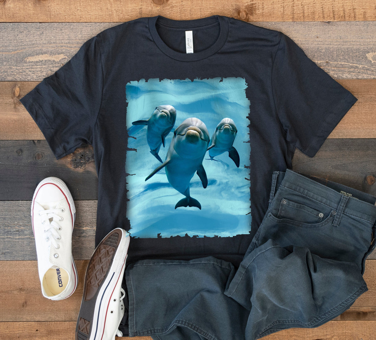 Dolphins TShirt Cute Dolphin Dolphin Aquarium Tank Top Hoodie Sweatshirt Long Sleeve Kids Tee Apparel Gift Hoodie – Premium Graphic · Trending Graphic Apparel