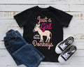 Girl Who Loves Donkeys TShirt Cute Donkey Girl Tee Tank Top Hoodie Sweatshirt Long Sleeve Kids Tee Apparel Gift Hoodie – Everyday Comfort · Trending Graphic Apparel