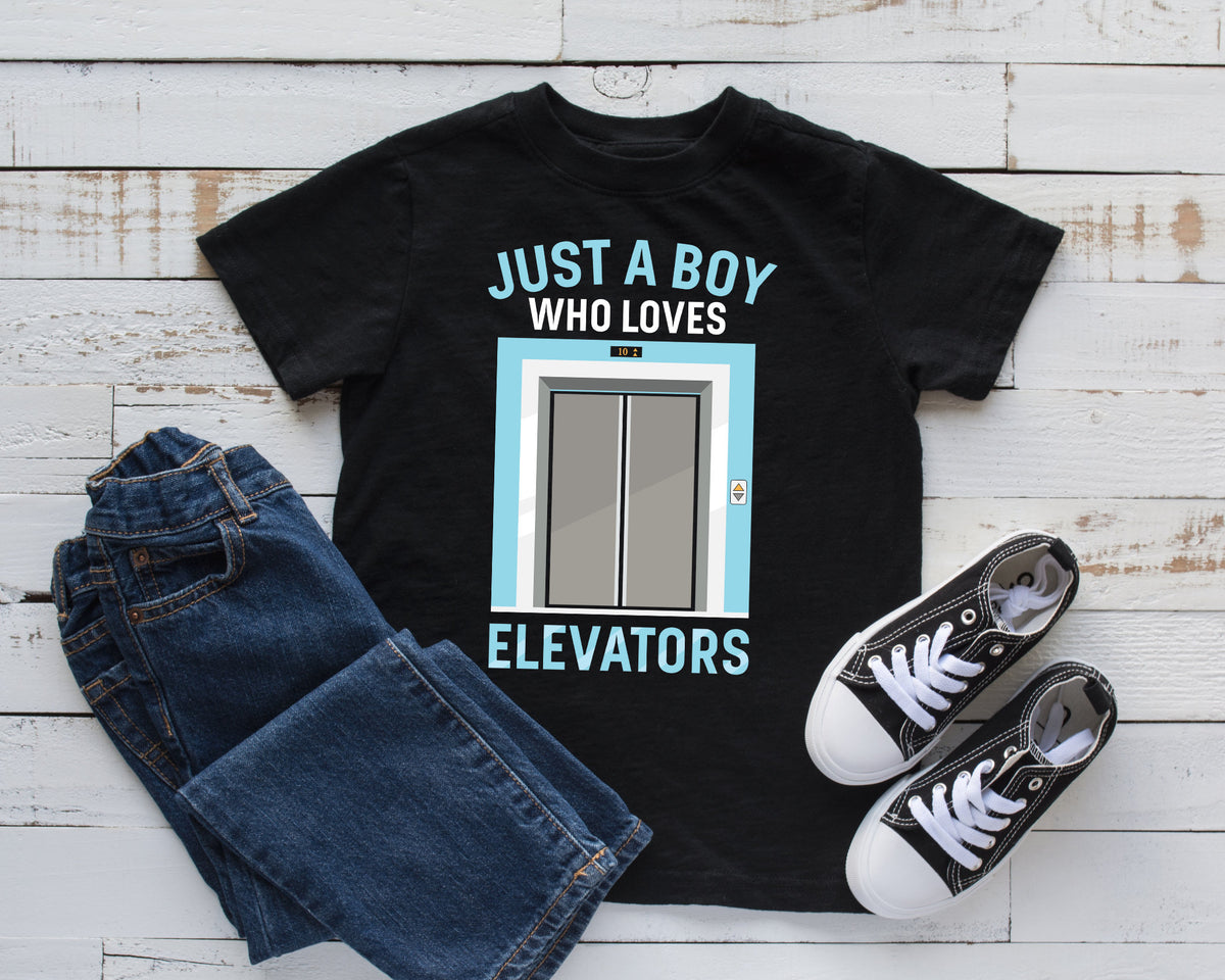 Boy Who Loves Elevators TShirt Boy Elevator Tee Tank Top Hoodie Sweatshirt Long Sleeve Kids Tee Apparel Gift Hoodie – Easygoing Wear · Great Gift For Fans