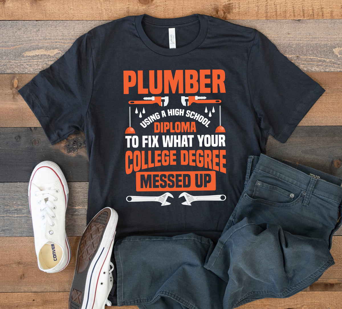 Funny Plumber TShirt Plumbing Tee Gift for Plumbers Tank Top Hoodie Sweatshirt Long Sleeve Kids Tee Apparel Gift Hoodie – Warm & Stylish · Top Pick For Any Outfit