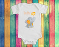 Lulu Loves Me Cute Grandma Name Elephant Baby Bodysuit Tshirt or Toddler Shirt Special Grandmother Gift or Pregnancy Reveal Announcement Graphic Tee – Warm & Stylish · Trending Graphic Apparel