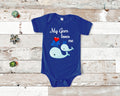 Gam Loves Me Cute Whale Baby Bodysuit Tshirt or Toddler Shirt Special Grandmother Gift or Pregnancy Reveal Announcement Graphic Tee – Aesthetic Look · Trending Graphic Apparel