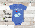 Ninang Loves Me Cute Whale Baby Bodysuit Tshirt or Toddler Shirt Filipino or Spanish Godmother Gift or Pregnancy Reveal Announcement Graphic Tee – Warm & Stylish · Great Gift For Fans