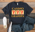 Casino Grandpa TShirt Slot Machine Grandpas Fathers Day Tank Top Hoodie Sweatshirt Long Sleeve Hoodie – Easygoing Wear · High-Quality Print