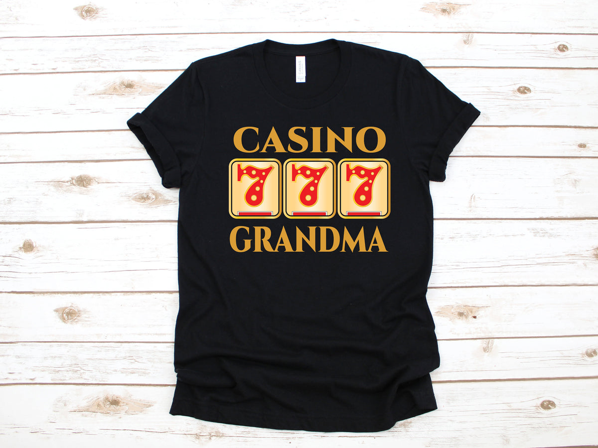 Casino Grandma TShirt Slot Machine Grandmas Mothers Day Tank Top Hoodie Sweatshirt Long Sleeve Hoodie – Cozy Vibes · Great Gift For Fans