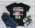 Favorite Veteran Is My Dad TShirt Veteran Father Tee Tank Top Hoodie Sweatshirt Long Sleeve Kids Tee Apparel Gift Hoodie – Cozy Vibes · Perfect For Daily Wear