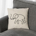 Elephant Throw Cushion Cover Elephant Themed Home Decor Throw Pillow Case Minimal Elephant Scatter Cushion Covers Graphic Tee – Warm & Stylish · Trending Graphic Apparel