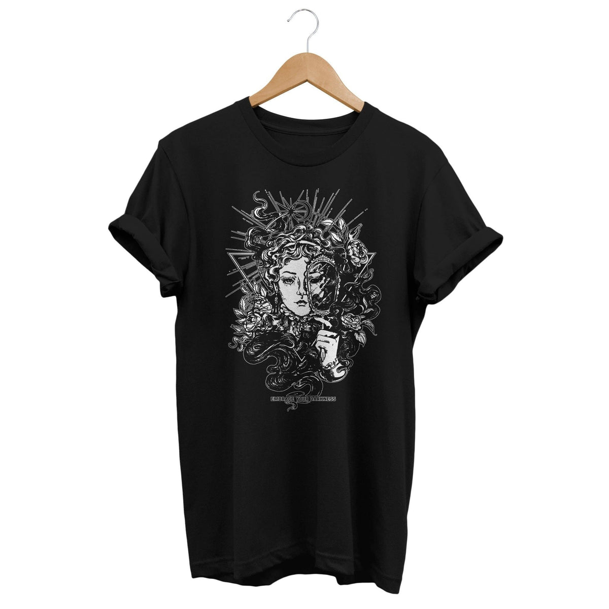 Goth Style Woman T shirt Witchy Graphic Tees Gothic Women Gifts Alternative Clothing Graphic Tee – Feel-Good Design · Trending Graphic Apparel