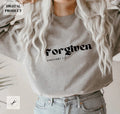 Forgiven svg Christian svg religious svg faith svg Jesus svg bible Quotes shirt gift svg png Cricut cut file Graphic Tee – Fan Favorite · Must-Have Style