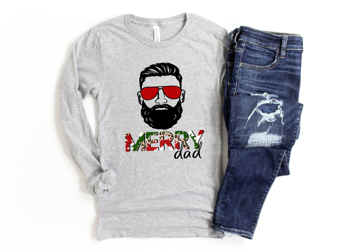 Christmas Merry Dad ShirtFather T ShirtDaddy Christmas shirt Christmas Shirt 2021 Christmas ShirtChristmas Gift for Dad Graphic Tee – Cozy Vibes · Perfect For Daily Wear