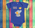 GG Loves Me Cute Grandma Name Elephant Baby Bodysuit Tshirt or Toddler Shirt Special Grandmother Gift or Pregnancy Reveal Announcement Graphic Tee – Aesthetic Look · High-Quality Print