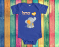 Farmor Loves Me Cute Grandma Name Elephant Baby Bodysuit Tshirt or Toddler Shirt Danish Swedish Grandmother Gift or Pregnancy Reveal Graphic Tee – Fan Favorite · High-Quality Print