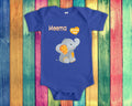 Meema Loves Me Cute Grandma Name Elephant Baby Bodysuit Tshirt or Toddler Shirt Yiddish Grandmother Gift or Pregnancy Reveal Announcement Graphic Tee – Premium Graphic · Perfect For Daily Wear