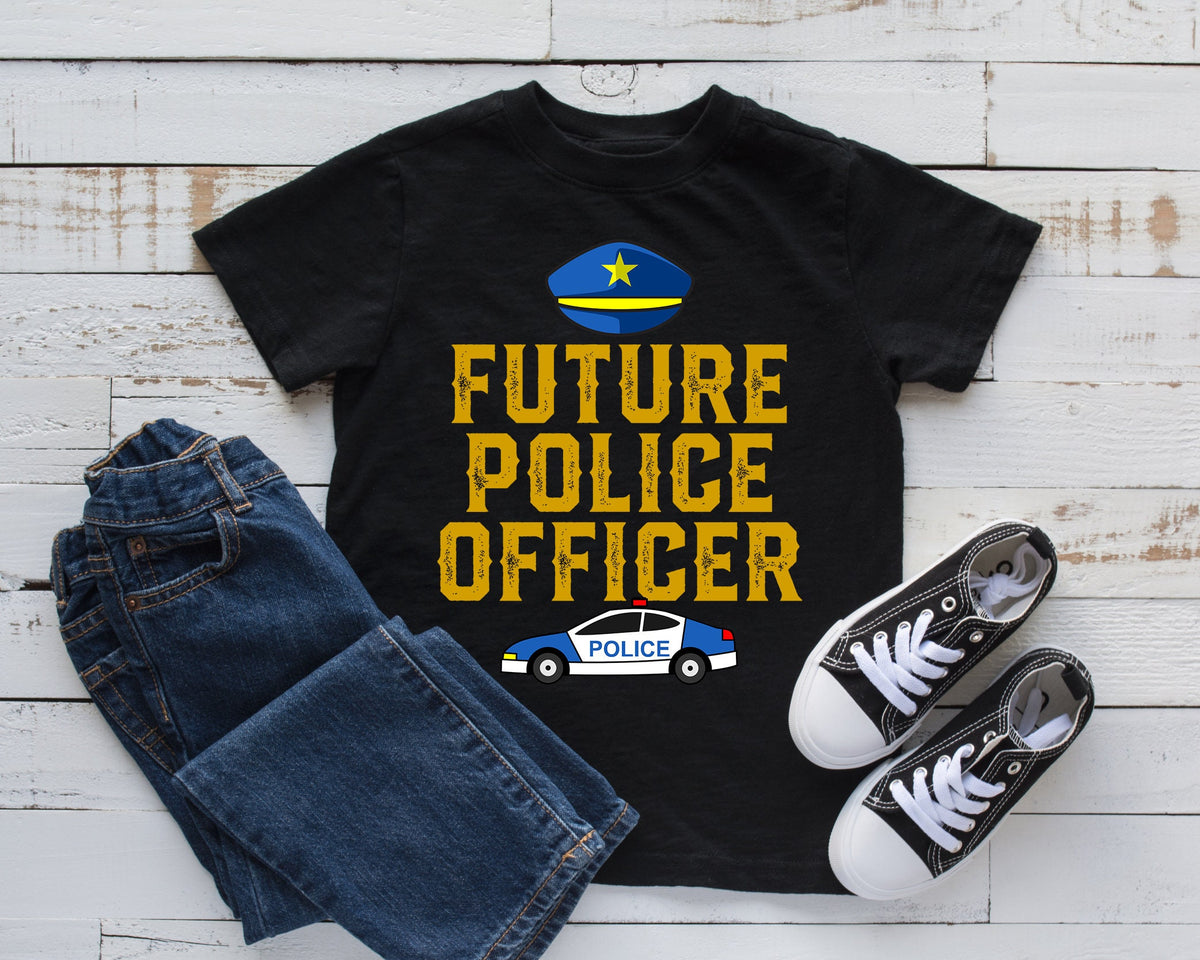 Future Police Officer TShirt Future Policeman Tee Cute Kids Hoodie Tank Top Hoodie Sweatshirt Long Sleeve Kids Tee Apparel Gift Hoodie – Cozy Vibes · Perfect For Daily Wear