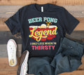 Beer Pong Legend TShirt Funny Beer Pong Tee Tank Top Hoodie Sweatshirt Long Sleeve Hoodie – Bold Style · High-Quality Print