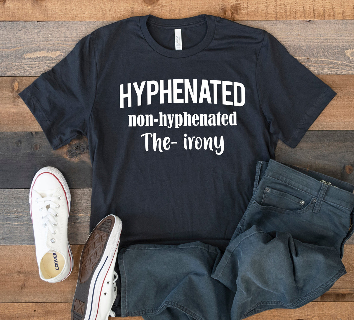 Hyphenated NonHyphenated Irony TShirt Funny English Grammar Tee Tank Top Hoodie Sweatshirt Long Sleeve Hoodie – Bold Style · Trending Graphic Apparel