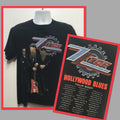 Vintage printed rock T shirt quotZZ Top Hollywood Blues Tour 2007quot Size Small Graphic Tee – Warm & Stylish · Trending Graphic Apparel