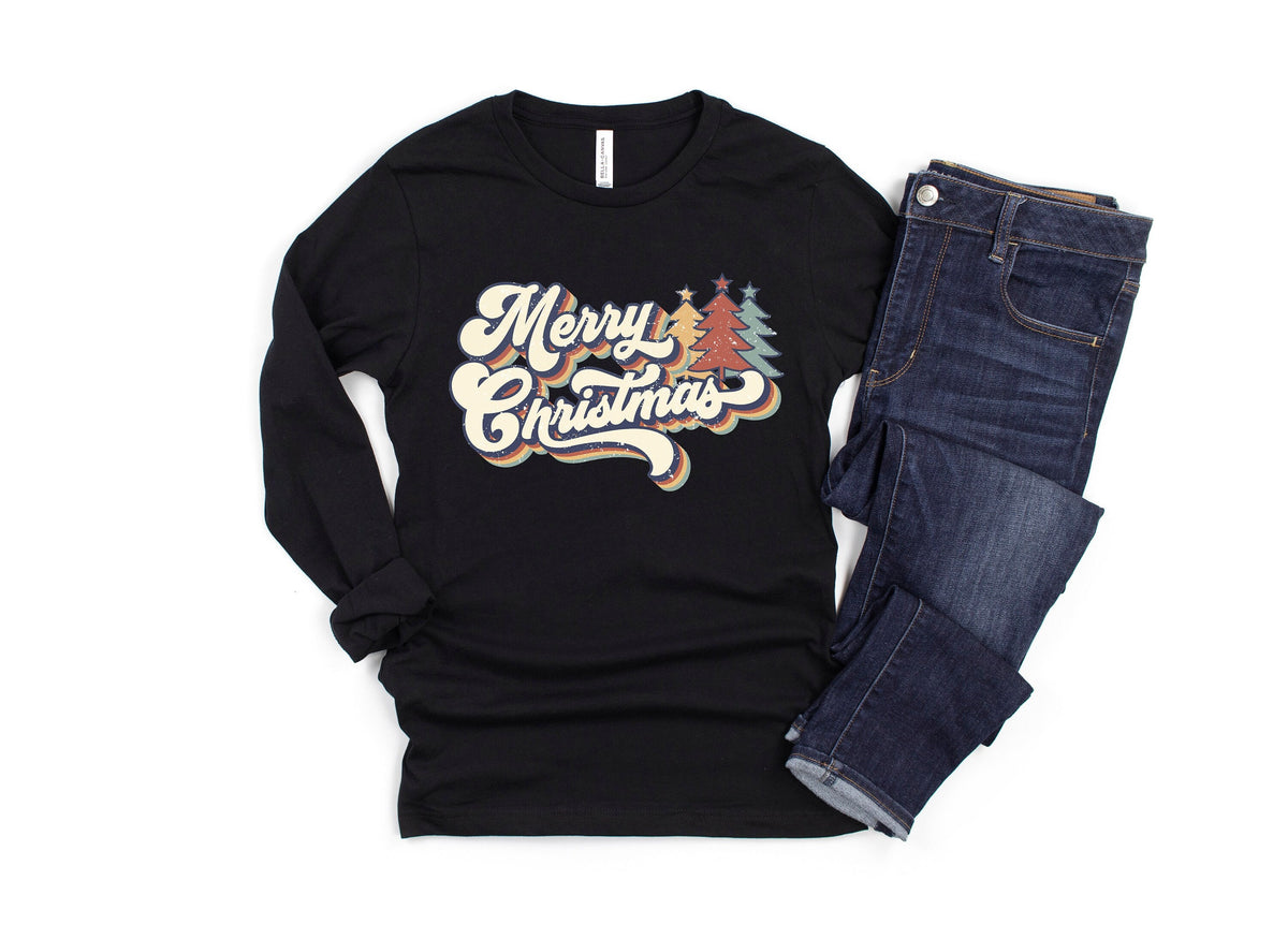 Merry Christmas ShirtMerry Christmas ShirtChristmas TshirtChristmas Family ShirtChristmas Gift70s Style Merry Christmas Shirt Graphic Tee – Premium Graphic · Top Pick For Any Outfit