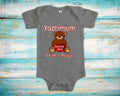 Yazhimom Loves Me Grandma Bear Baby Bodysuit Tshirt Toddler Shirt Washington State Indian Grandmother Gift Pregnancy Reveal Announcement Graphic Tee – Warm & Stylish · Trending Graphic Apparel