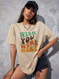 Wish you were here svg png Retro svg Trendy svg Retro Wavy text EPS PNG Cricut Instant Download Graphic Tee – Premium Graphic · Top Pick For Any Outfit