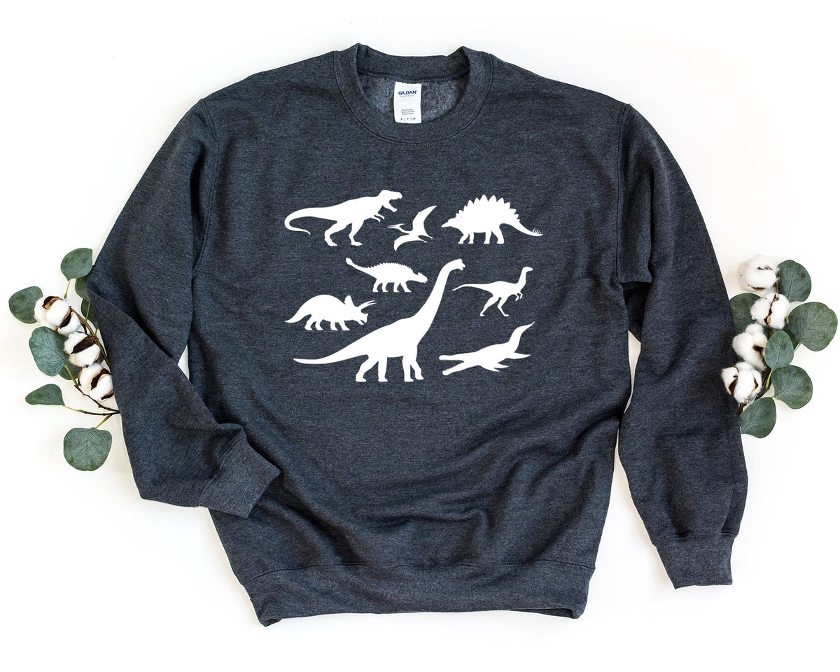 Dinosaur Sweatshirt Animal Crewneck Sweatshirt Dino Sweater Dinosaur Gift Cute Pullover Jurassic Sweatshirt Brachiosaurus Sweater Sweatshirt – Warm & Stylish · Must-Have Style