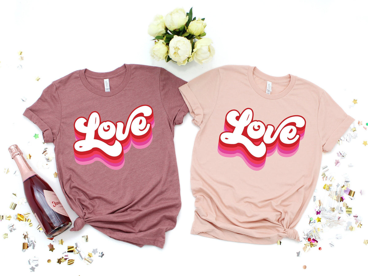 Retro Valentine Day ShirtValentines Day Shirts ValentineRetro LoveValentine Love Valentine Retro Heart ShirtValentines Day Gift Graphic Tee – Cozy Vibes · Great Gift For Fans