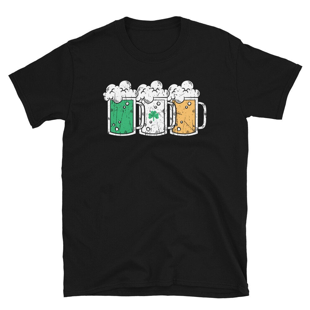 3 St Patrick39s Day Beer Mugs Unisex T Shirt Graphic Tee – Easygoing Wear · Top Pick For Any Outfit
