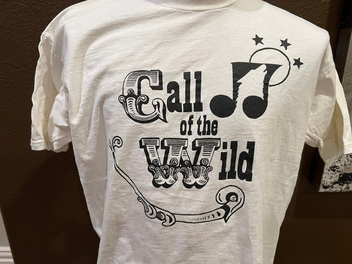 Vintage 9039s Call of the Wild White T Shirt Size XL Graphic Tee – Soft Feel · High-Quality Print