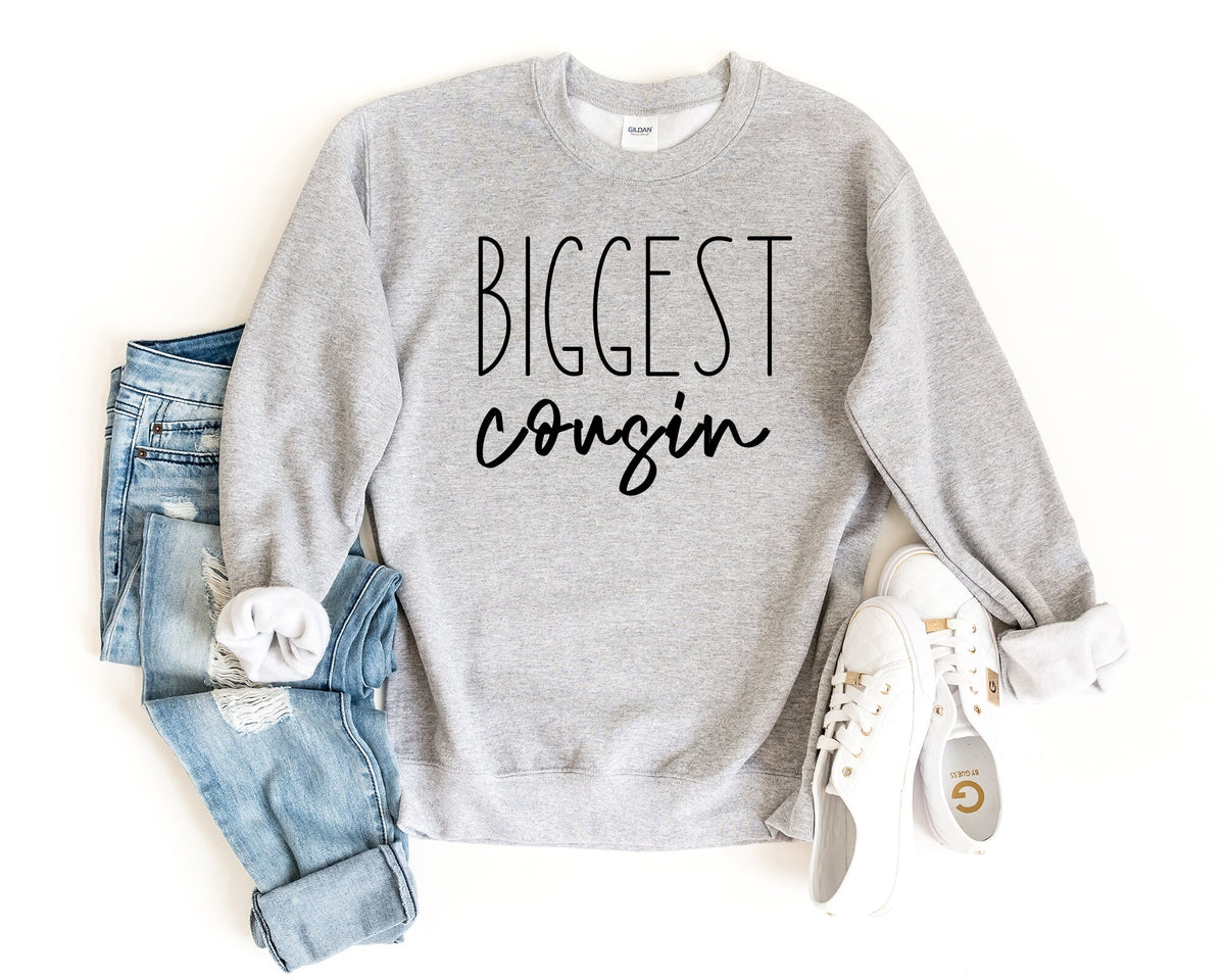 Big Cousin Sweatshirt Little Cousin Sweatshirt Biggest Cousin Sweater Littlest Cousin Sweater Big Cousin SweaterMatching Cousin Sweater Sweatshirt – Aesthetic Look · Trending Graphic Apparel