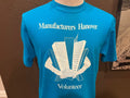 Vintage 8039s Manufacturers Hanover Volunteer Blue T Shirt Size L Graphic Tee – Bold Style · Trending Graphic Apparel