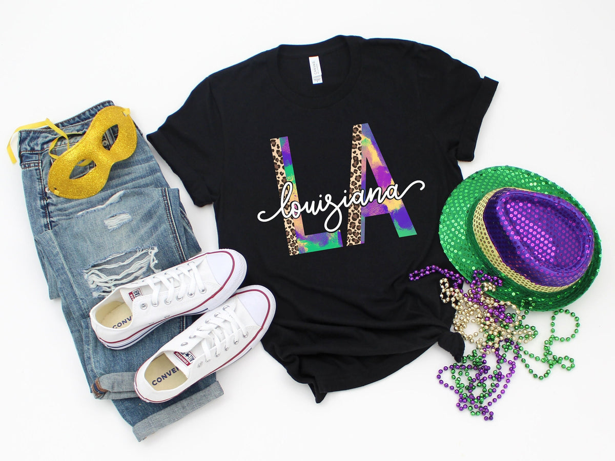 Mardi Gras Shirt Nola Shirt Fat Tuesday ShirtFlower de luce ShirtLouisiana Shirt Saints New Orleans ShirtMardi Gras Day Graphic Tee – Fan Favorite · Top Pick For Any Outfit